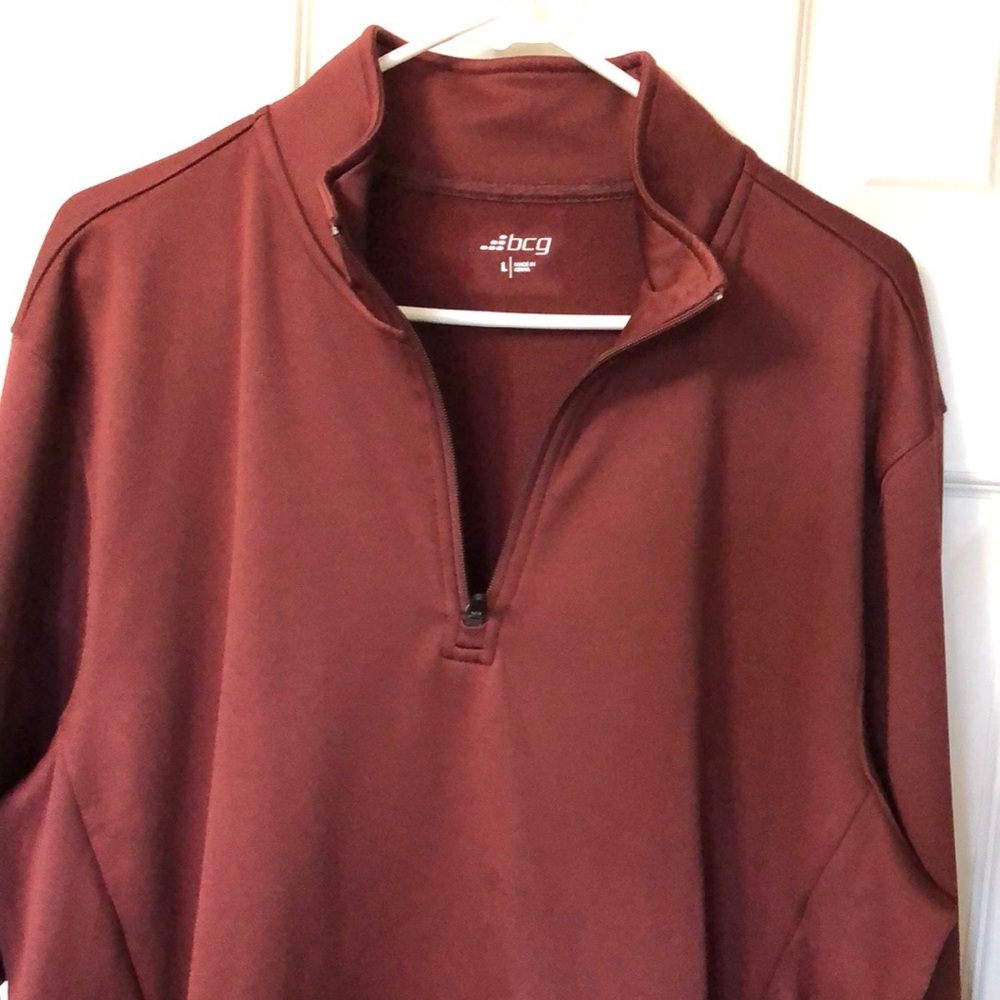 Burgundy pullover. bcg brand. Large. Mint condition.
